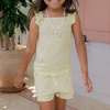 Pointelle Short Set - Yellow