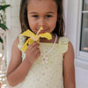 Pointelle Short Set - Yellow
