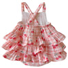 Ruffle Sunsuit - Gingham Cherries