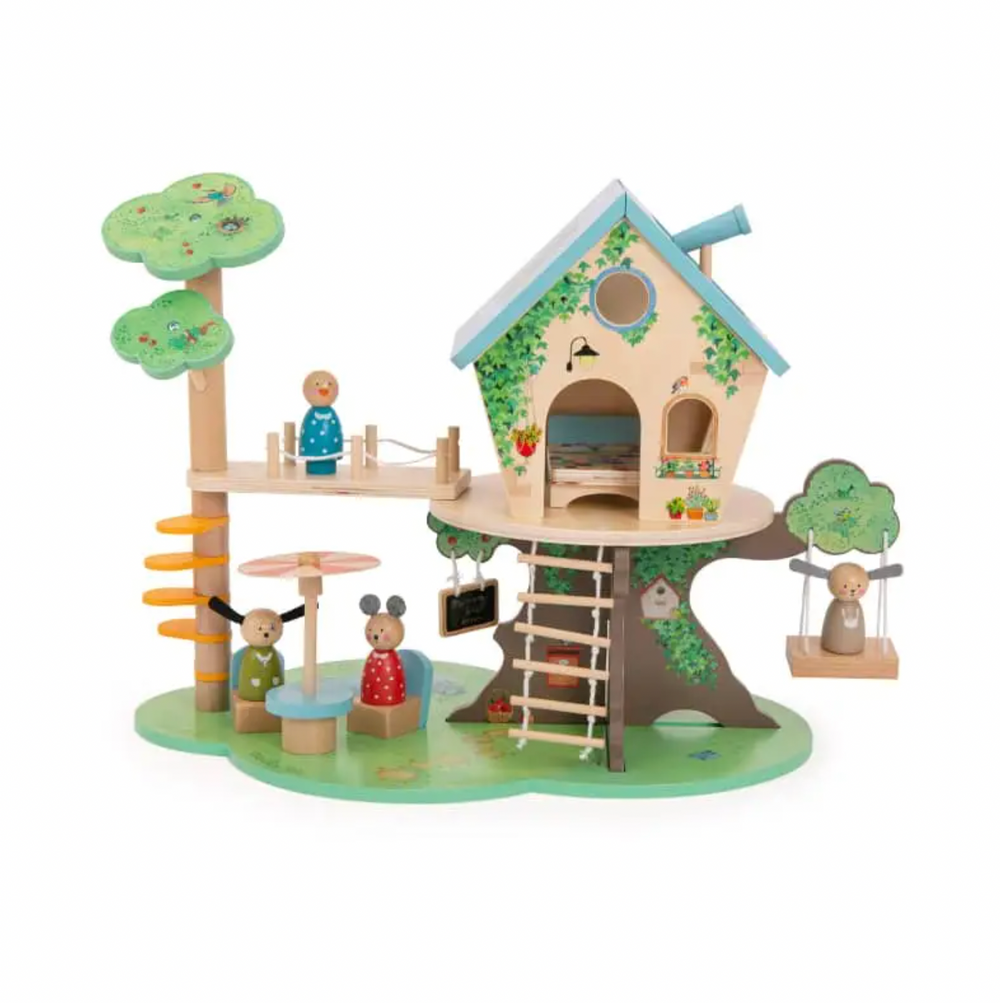 Wooden Tree House - Big Family