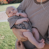 Terry T-Shirt Romper - Coca Cola Stripe