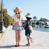 Lemon Drop Stripy Reversible Sun Hat