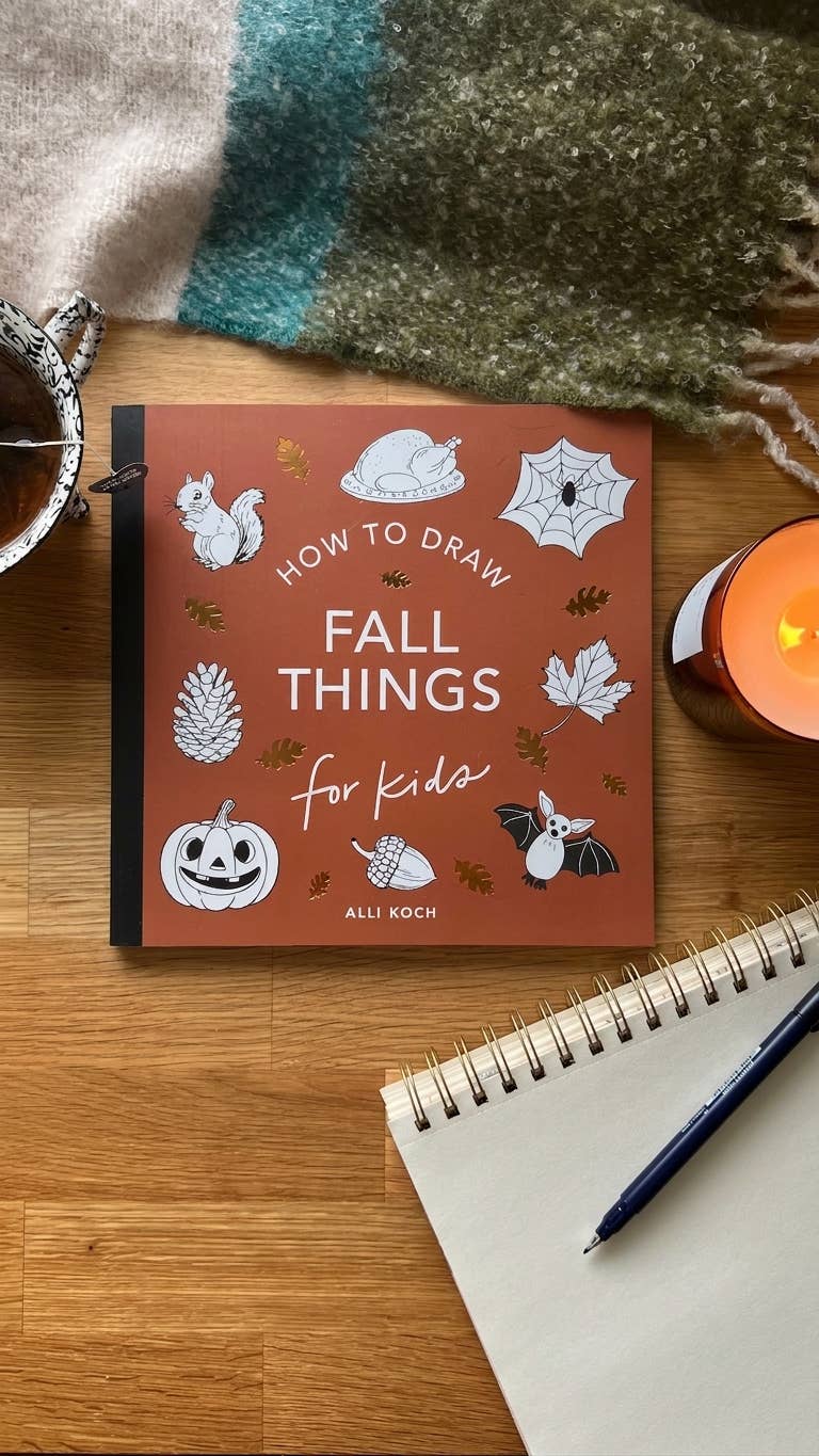 Fall Things: How to Draw Books for Kids
