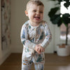 Holiday Winter City Zip Pajama