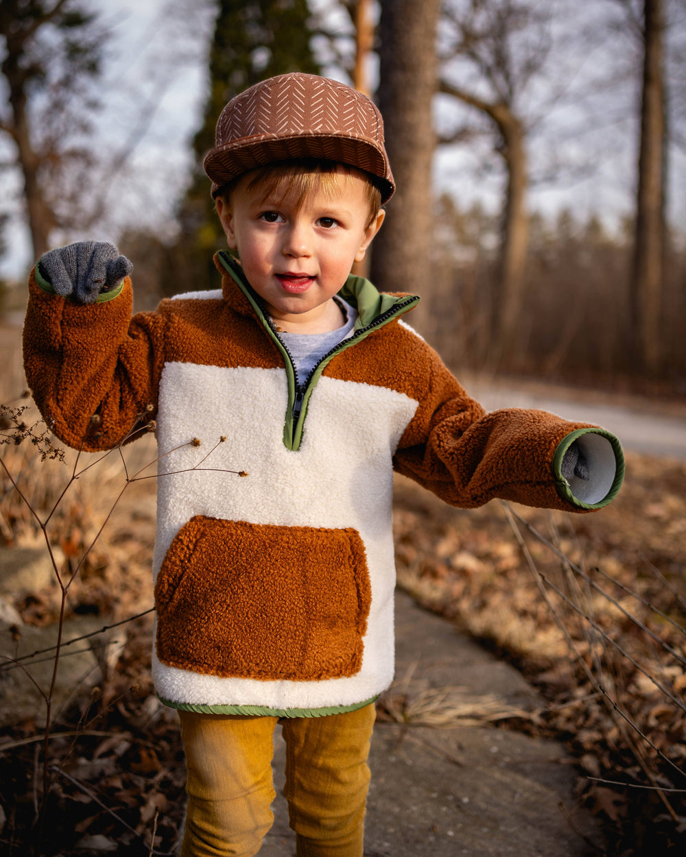 Camel Sherpa Pullover