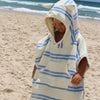 Kids Hooded Towel - Seagull Blue