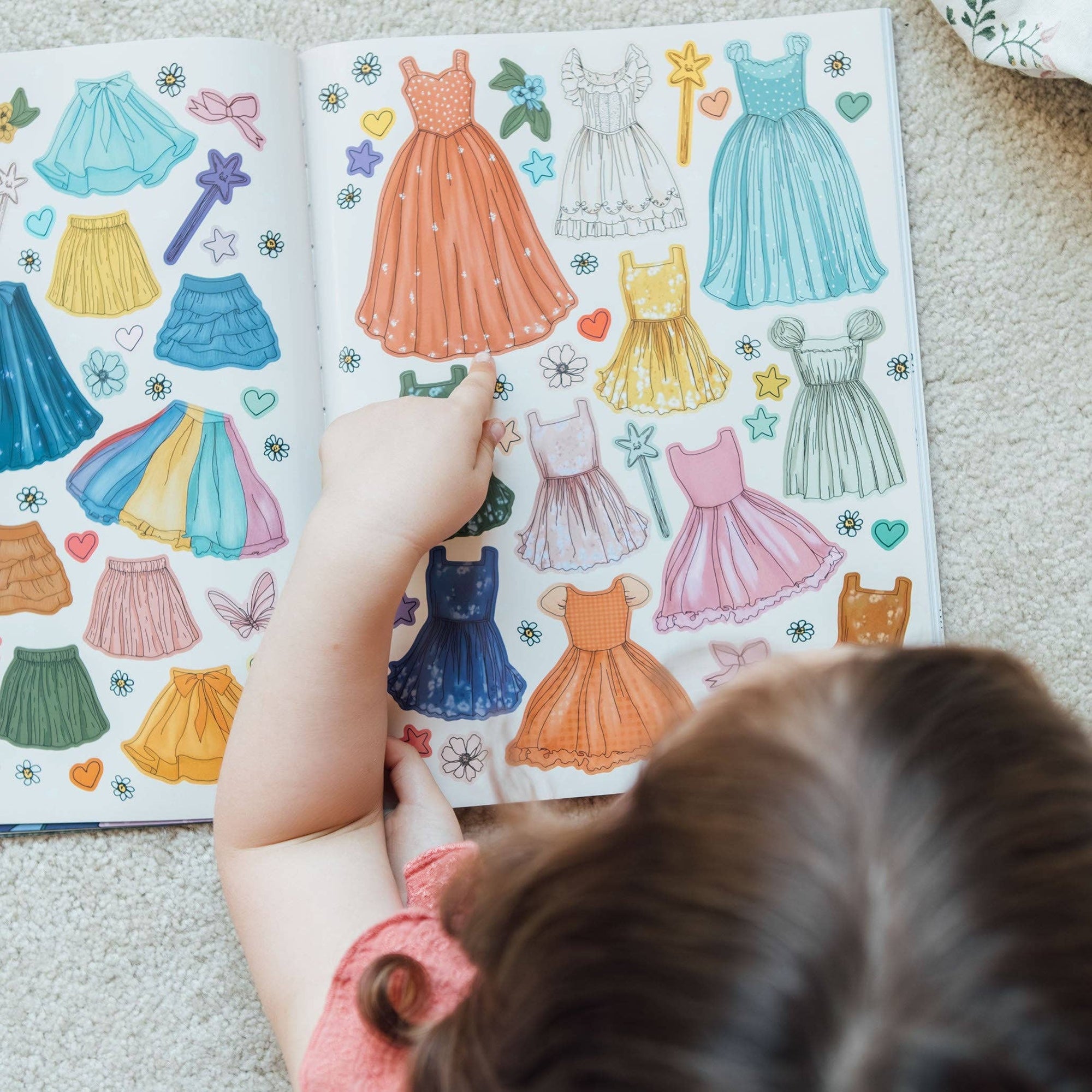 My Fancy Sticker Storybook Fairies and Unicorns interior page
