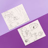 Haunted coloring posters