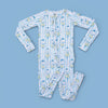 Heirloom Blue Blooms Dream Ruffle Romper