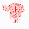 Cherry Rash Guard Swimsuit