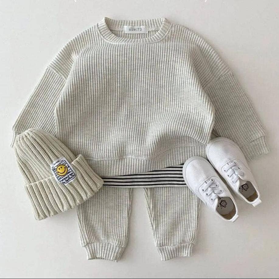 Cozy Cotton Tracksuit Set baby set detail view