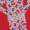 Star-Spangled Cherries Ruffle Romper
