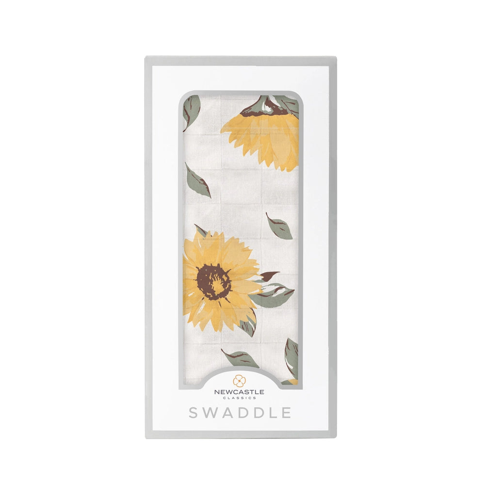 Sunflower Bamboo Swaddle