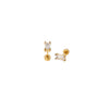 Diamond Baguette Studs