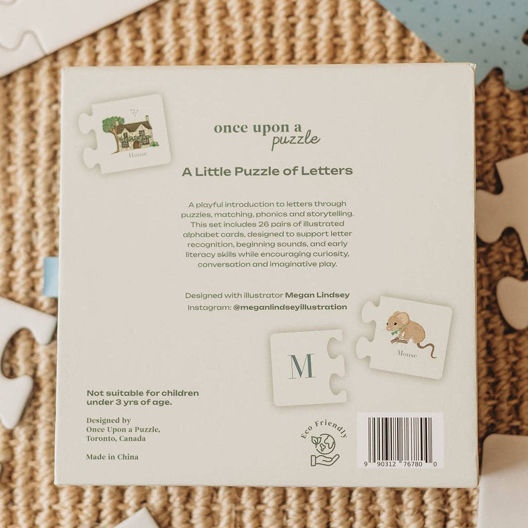 Alphabet Puzzle Pairs letter matching detail