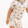 Nautical Sail Bamboo Shorts Set