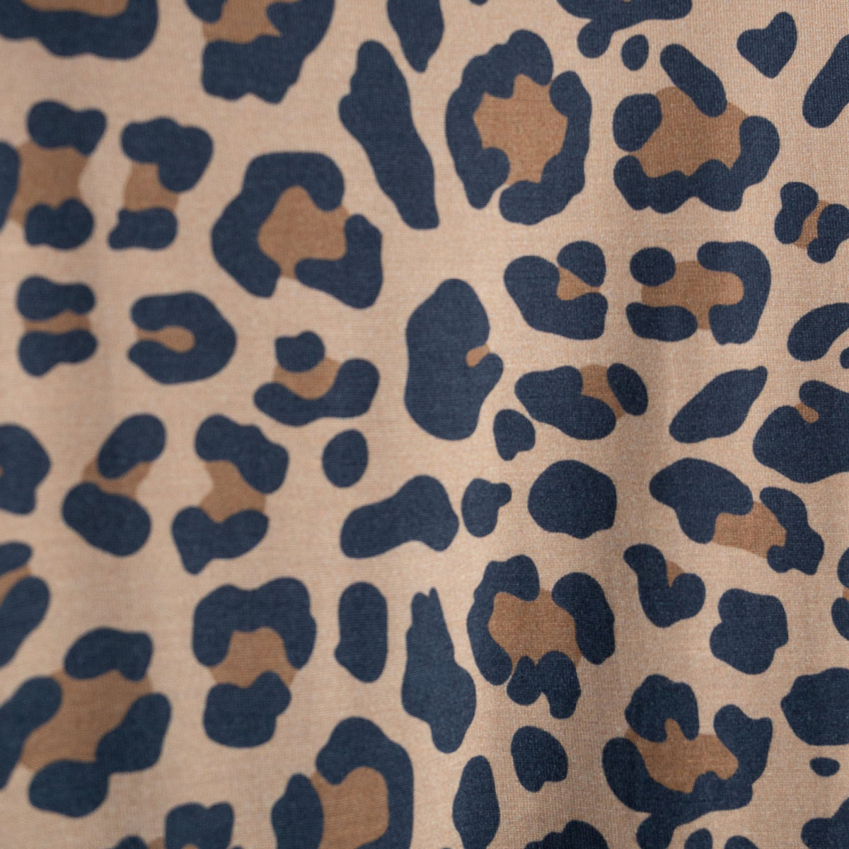 Leopard print bamboo fabric detail