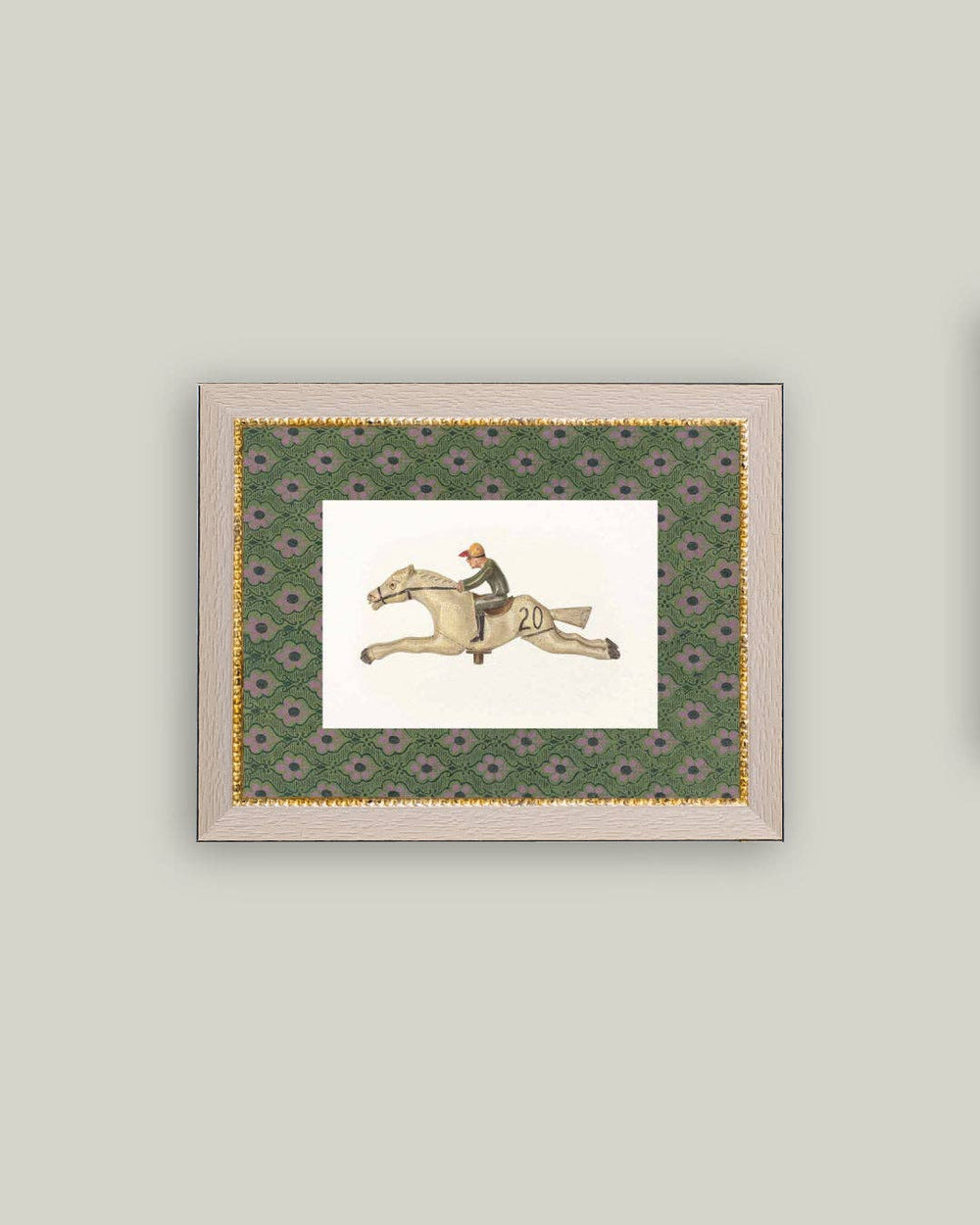Toy Race Horse Framed Art - 9x7
