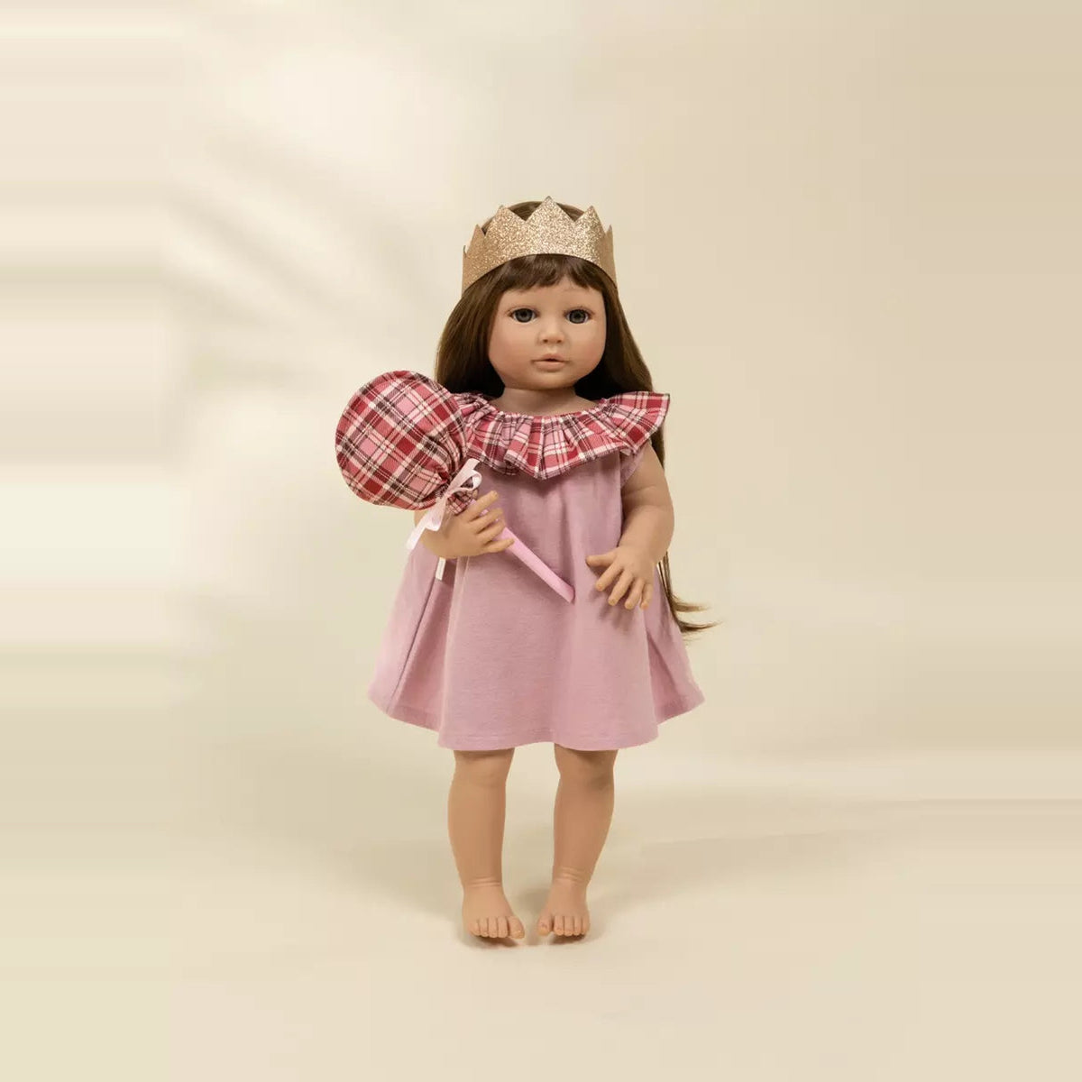 Birthday Party doll outfit on doll