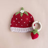 Strawberry Crochet Rattle Toy