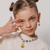 Multi-Colored Gem Necklace Set