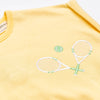 Tennis Time Elastic Waist Romper