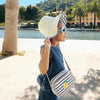 Lemon Drop Stripy Reversible Sun Hat