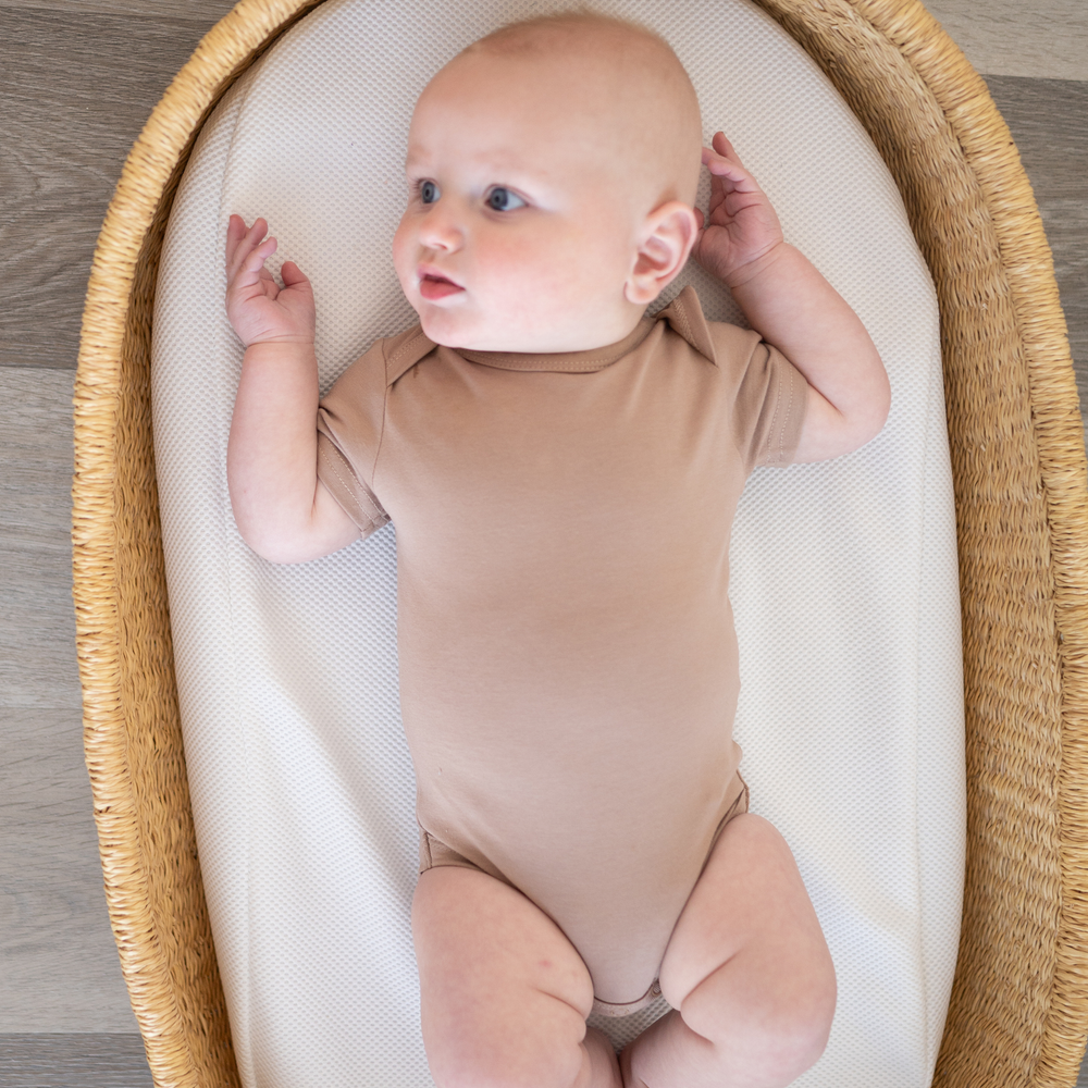 Organic Cotton Bodysuit – Mocha