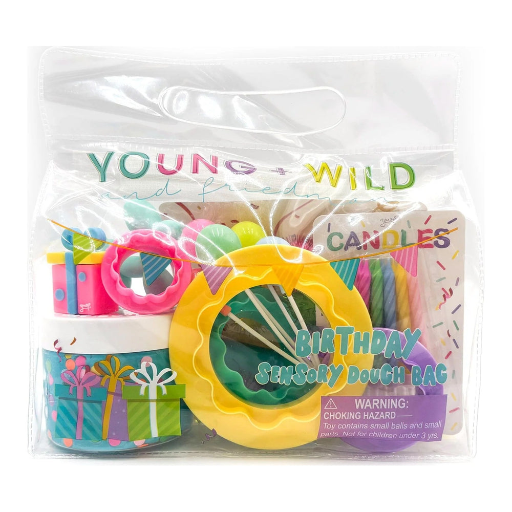 Young, Wild & Friedman Birthday Sensory Dough Bag