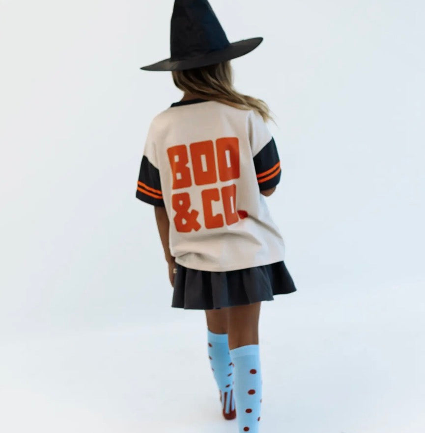 Boo & Co. Kids Tee front and back split view