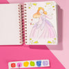 Princess activity book watercolor page