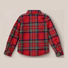 Boys John Shirt in Holiday Plaid - back