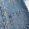 Bear Cub Denim Romper size chart