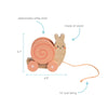 Snail Wooden Pull & Rattle Toy