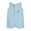 Nautical Gingham Baby Romper