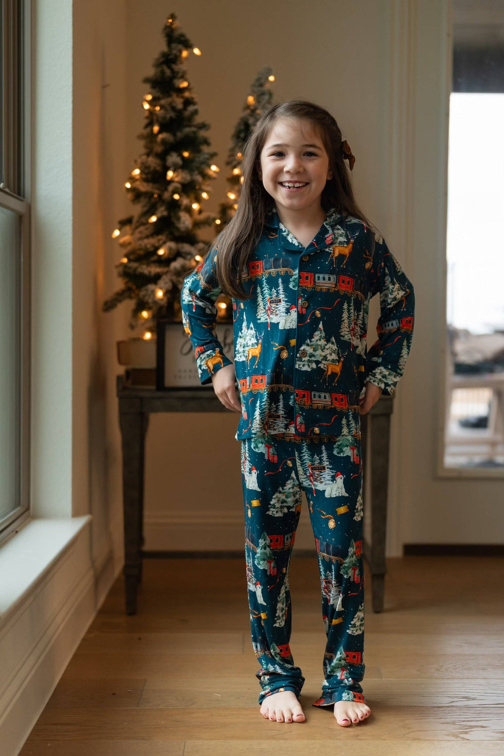 North Pole Express Traditional Button-Down