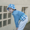 Retro Check Reversible Bucket Hat