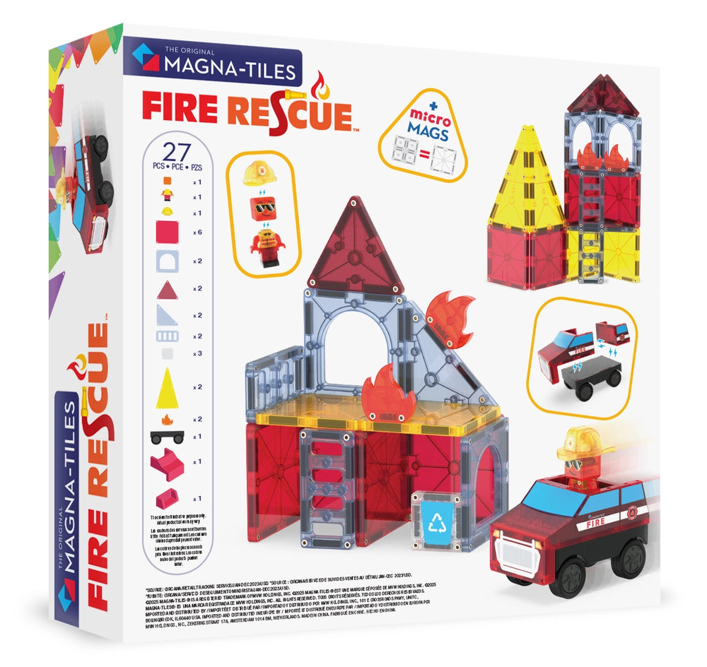 Magna-Tiles Fire Rescue