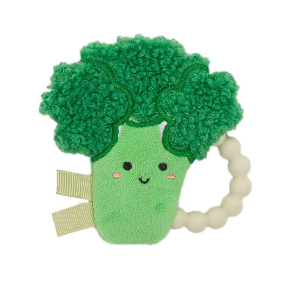 Broccoli Crinkle Baby Teether