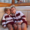 Siblings in matching Rugby Sweatshirts