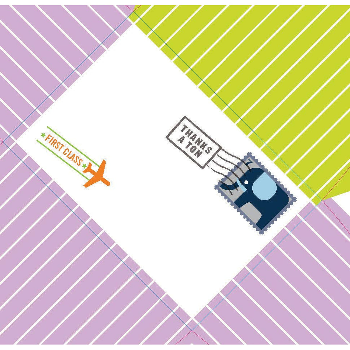 Little Letters for Lunch folded envelope