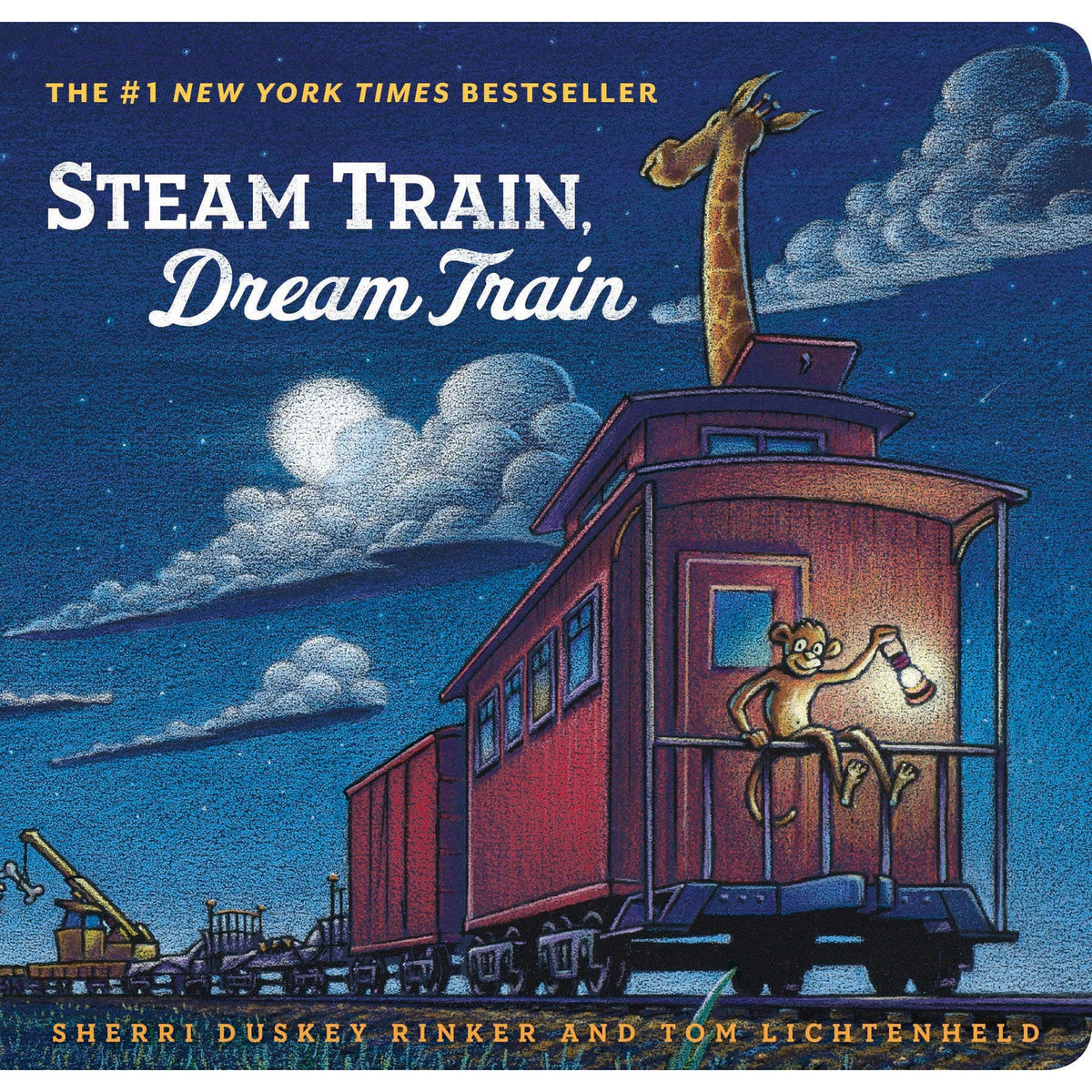 Steam Train, Dream Train board book cover