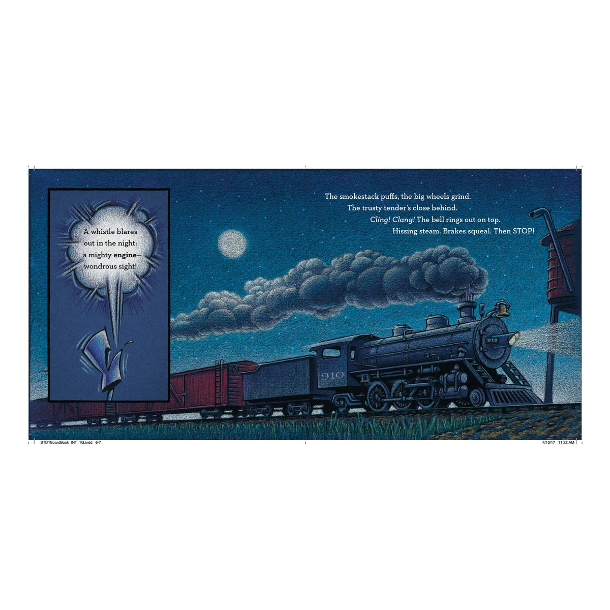 Steam Train, Dream Train inside spread