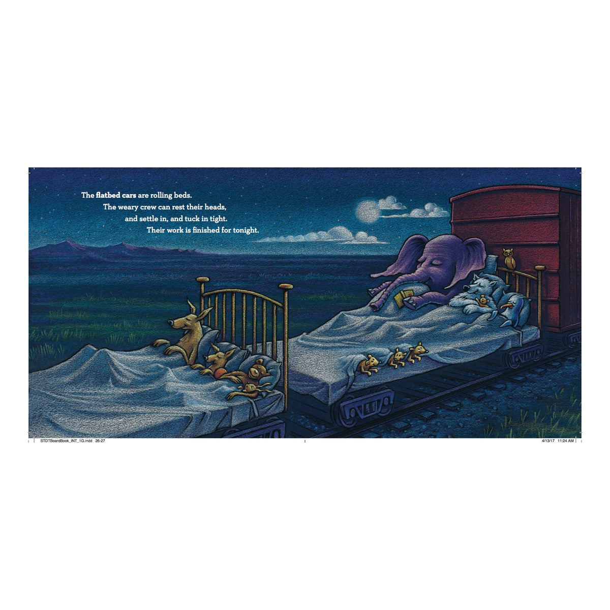Steam Train, Dream Train inside spread