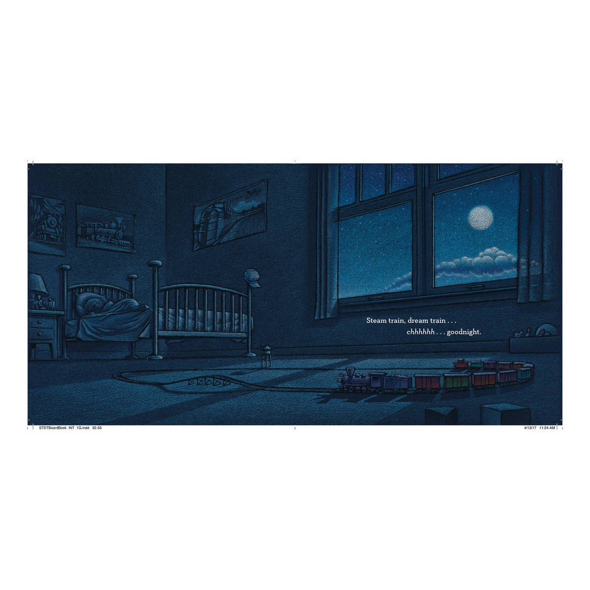Steam Train, Dream Train inside spread