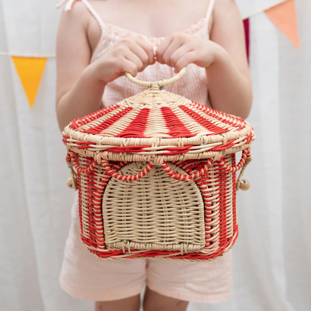 Circus Tent Toy Basket