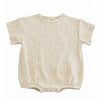 Cream Speckle T-Shirt Bubble baby romper