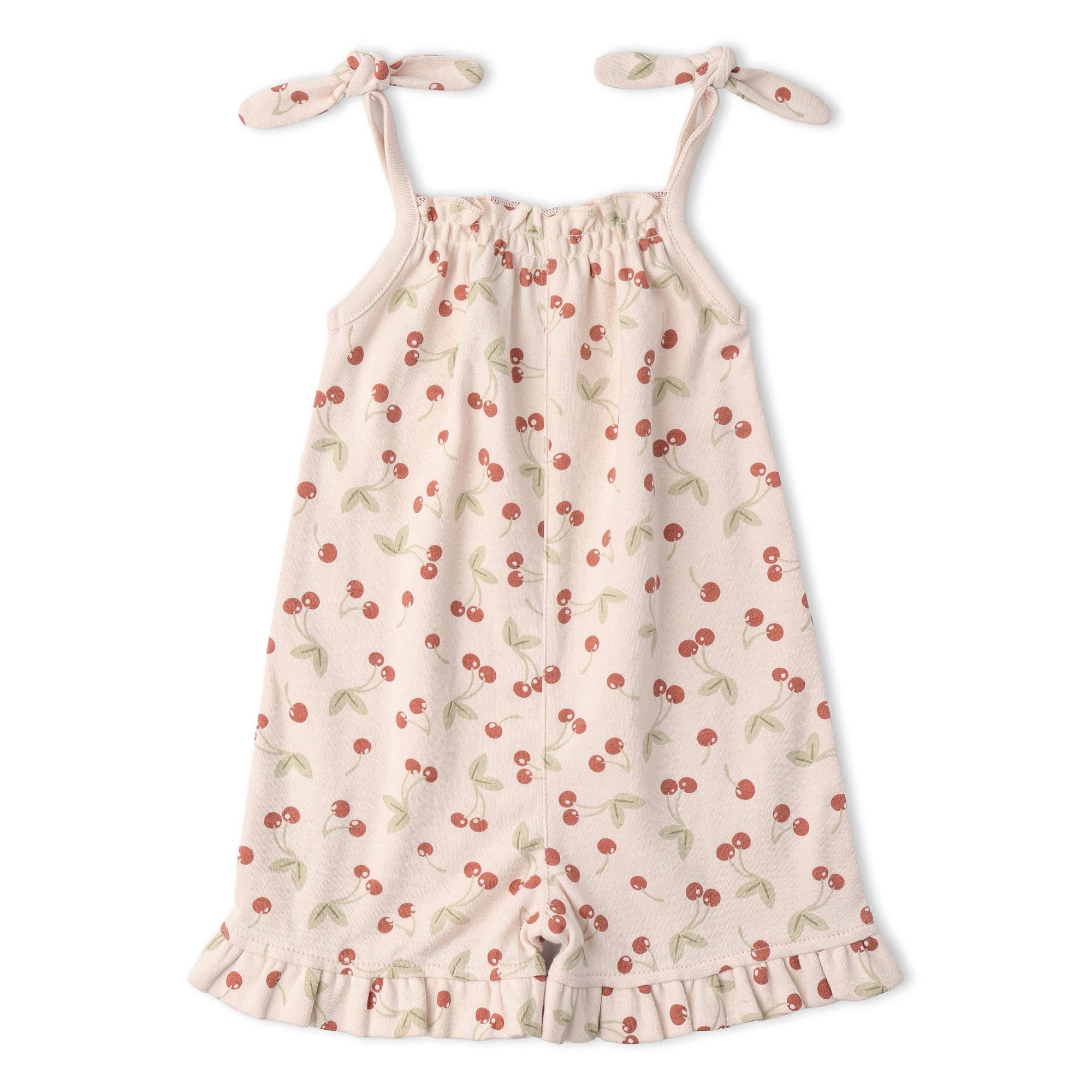 Organic Ruffle Cherry Jumpsuit