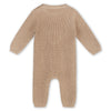Lion Applique Chunky Sweater Knit Baby Jumpsuit