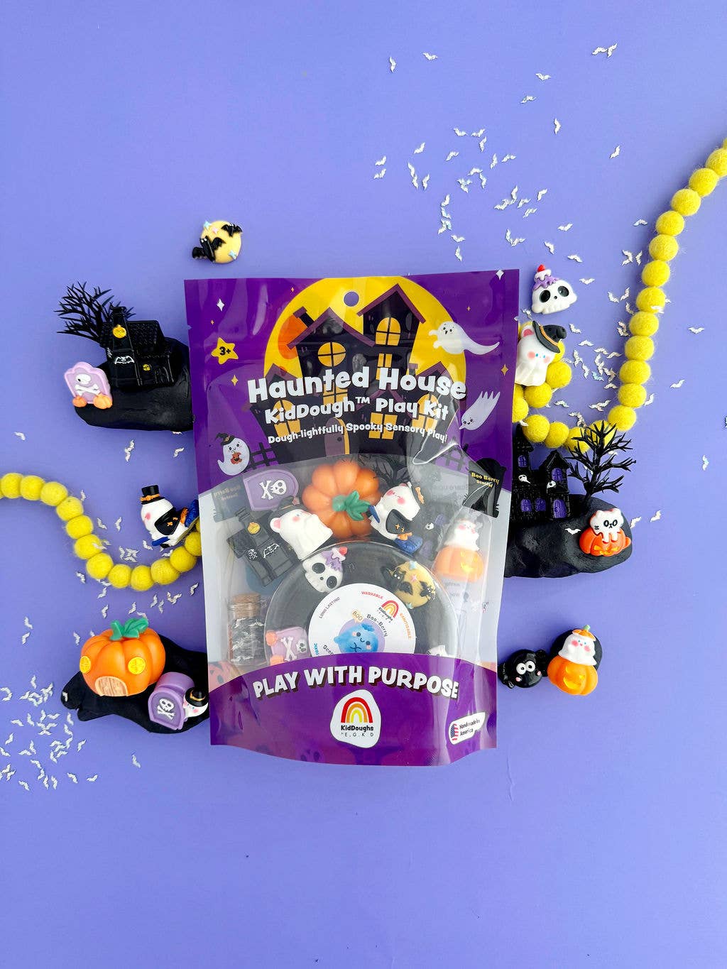 Haunted House KidDough Play Kit spooky figures detail